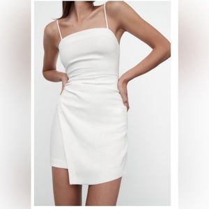 Zara ruched mini dress